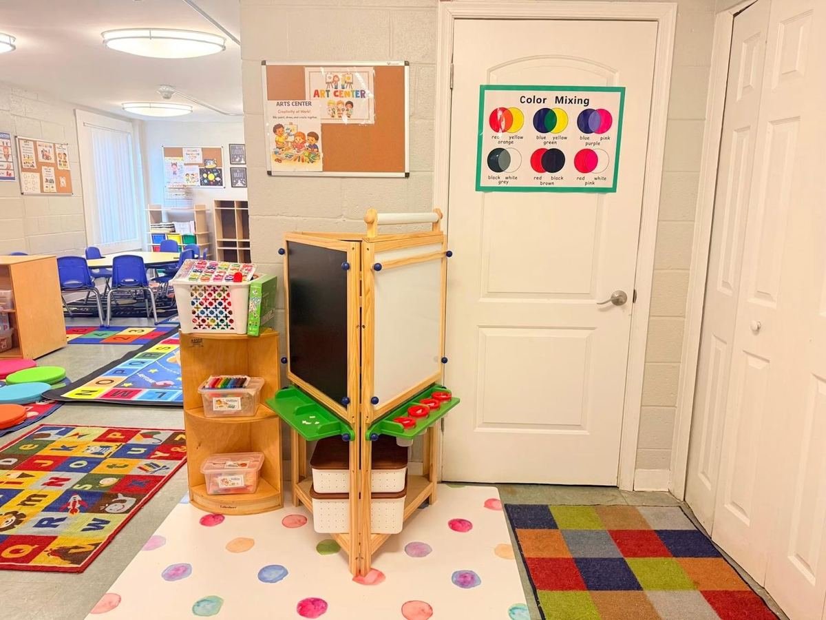 The art center at EduCastle Learning Center