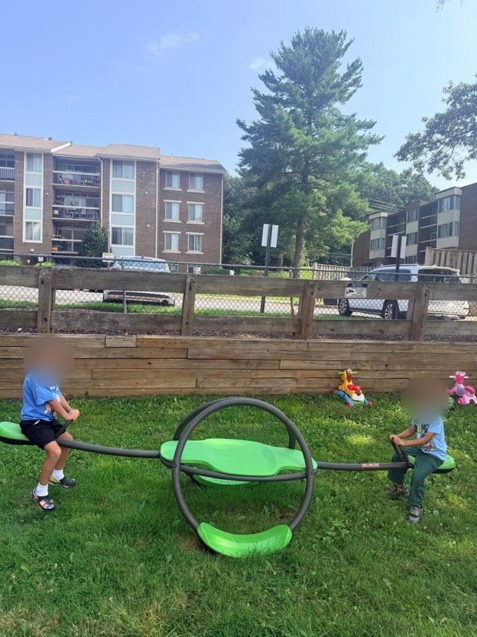 Seesaw diplomacy at EduCastle Learning Center, faces blurred for privacy