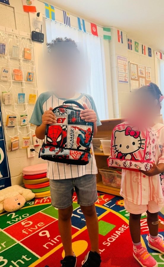 Lunchbox pride at EduCastle Learning Center, faces blurred for privacy